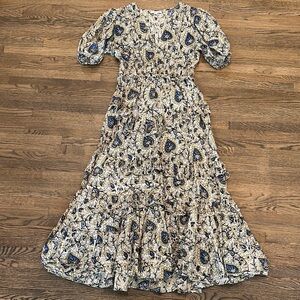 Anna Cate Puff Sleeve Tiered Maxi Dress